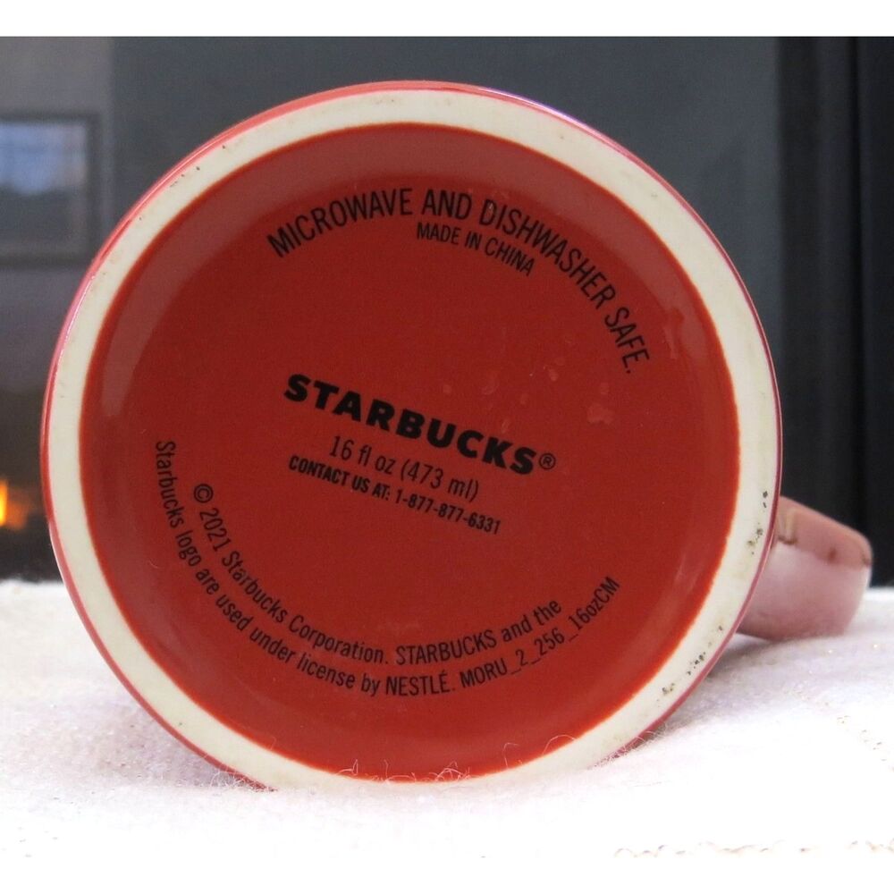Starbucks 2021 Valentines Day Canister Mug 16oz. EUC - Picture 5 of 5